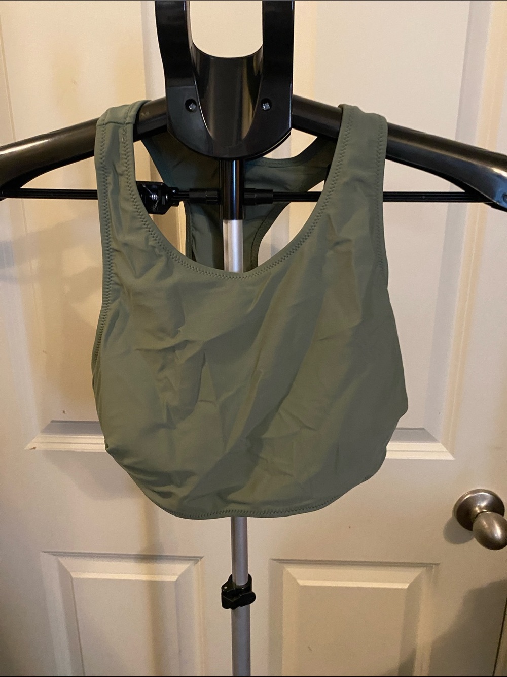 NWOT GREEN SWIM TOP SIZE MEDIUM